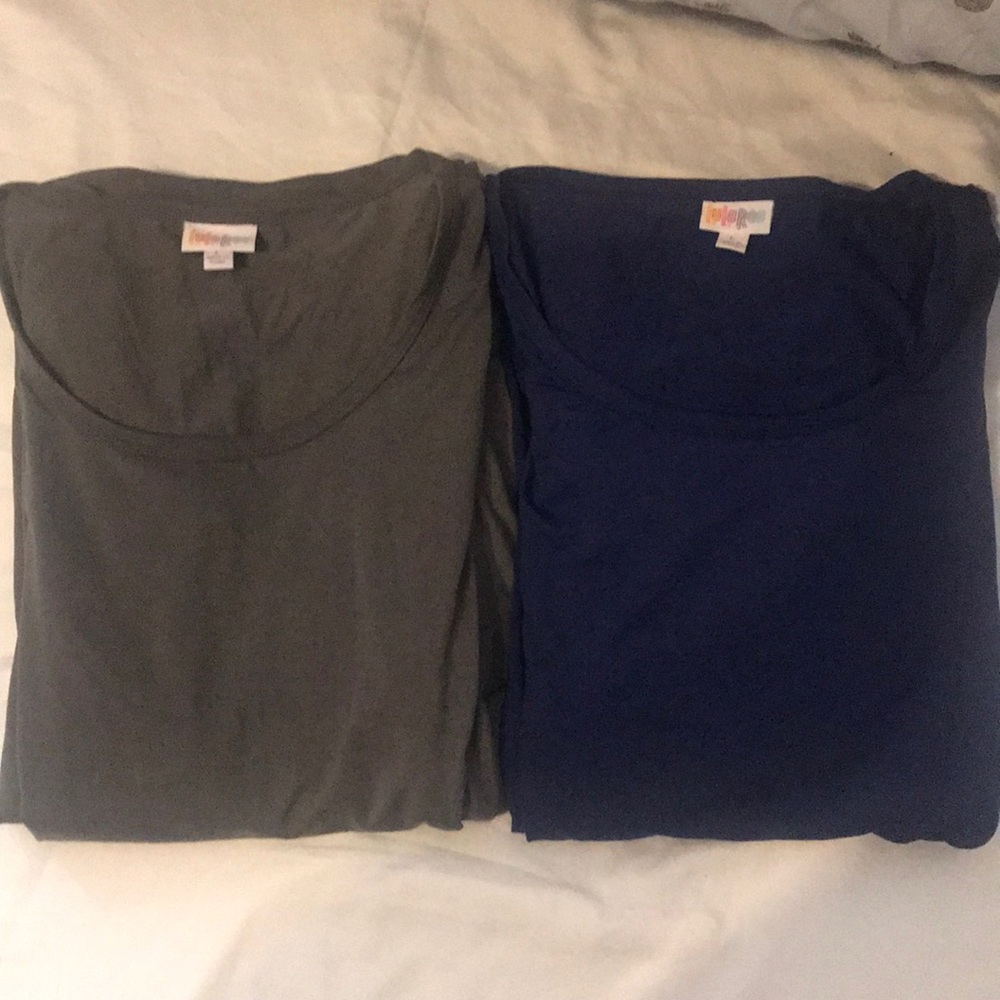 Lularoe Ana maxi dress, with short sleeve